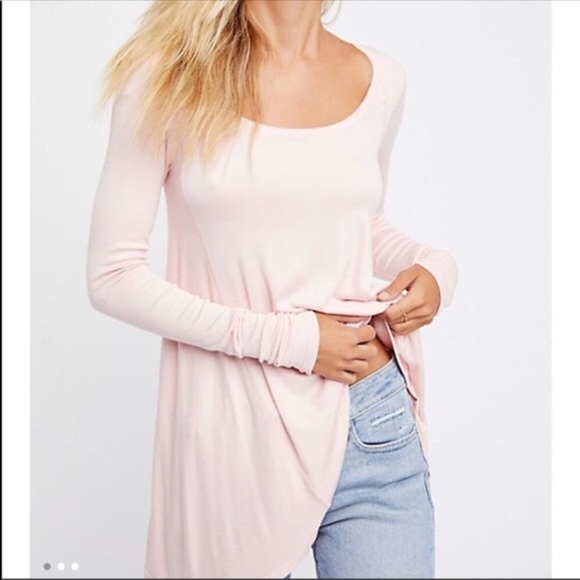Free People Tops - Free People We the Free January Tee Pink Sz Small